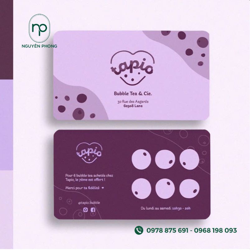 Mẫu phiếu tích điểm 2